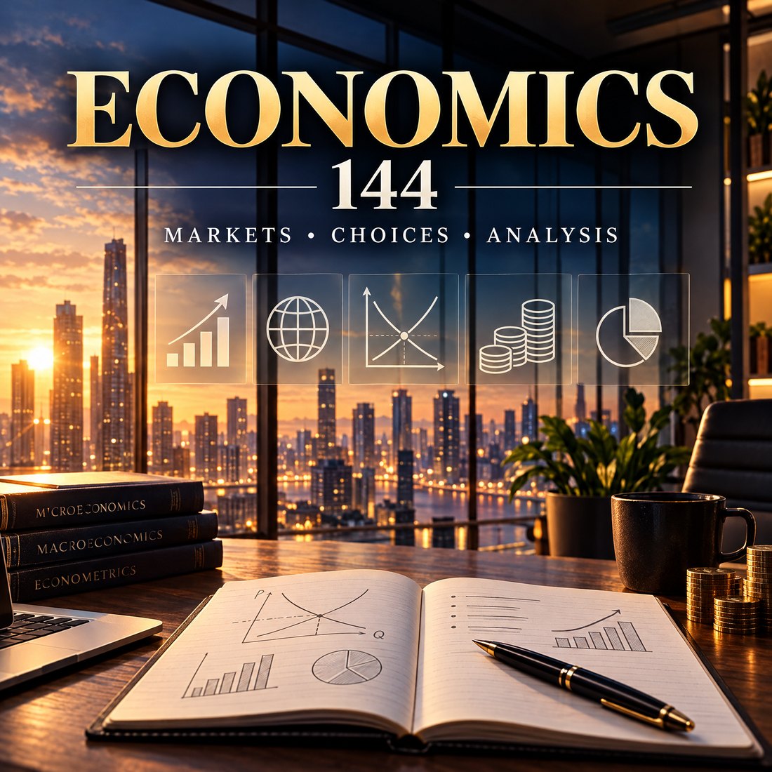 Economics 144 study notes cover